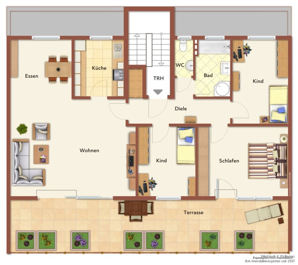 4-Zimmer-Penthouse mit traumhafter Dachterrasse in Wendelstein-Großschwarzenlohe