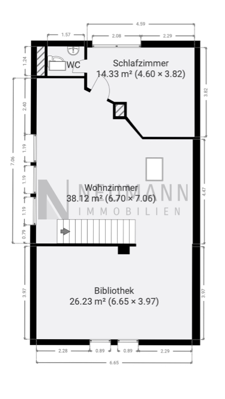 Mehrfamilienhaus mit Gewerbeeinheit (teilvermietet) und großem Garten