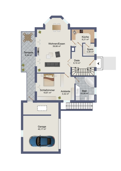 charmantes Einfamilienhaus - ideal für die kleine Familie oder Paare, die Wert auf Freiraum legen