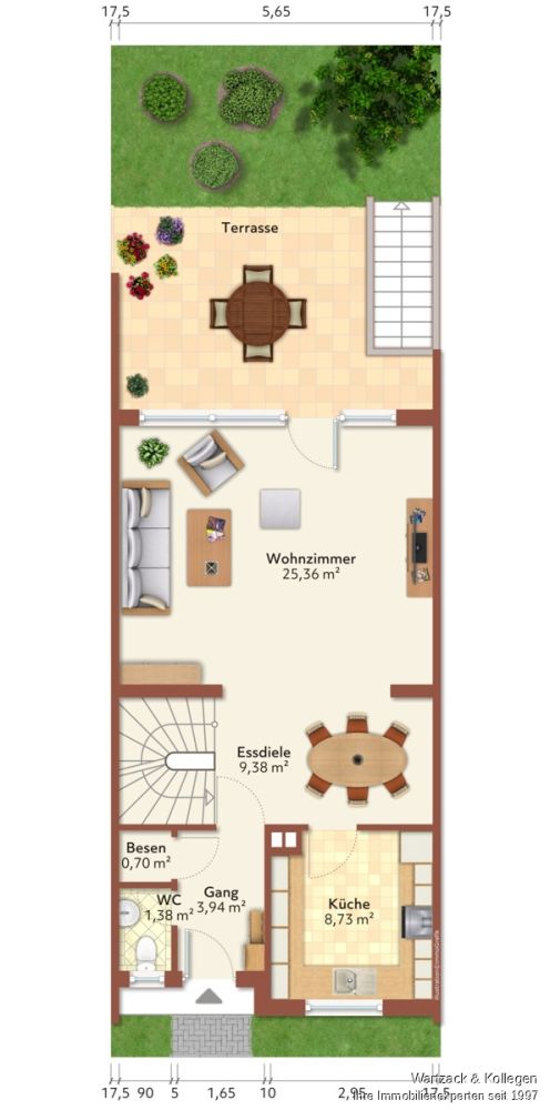 Hier können Sie sofort einziehen 
- viel Platz für die ganze Familie 
und vollständig modernisiert!