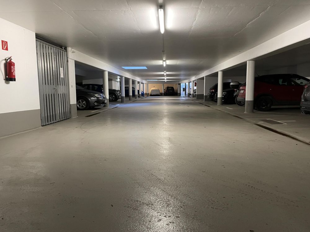 Tiefgarage nach Sanierung