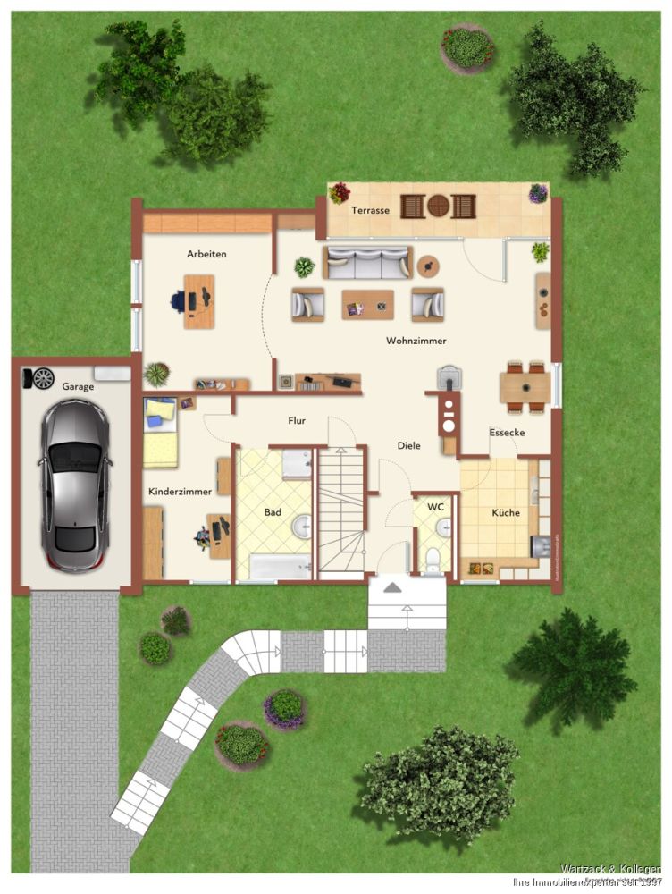 Der Aufwand lohnt sich 
- Einfamilienhaus mit Renovierungsbedarf 
auf traumhaftem Grundstück