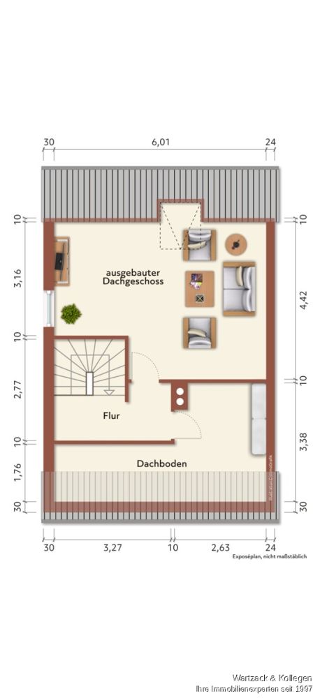 Dachgeschoss ausgebaut