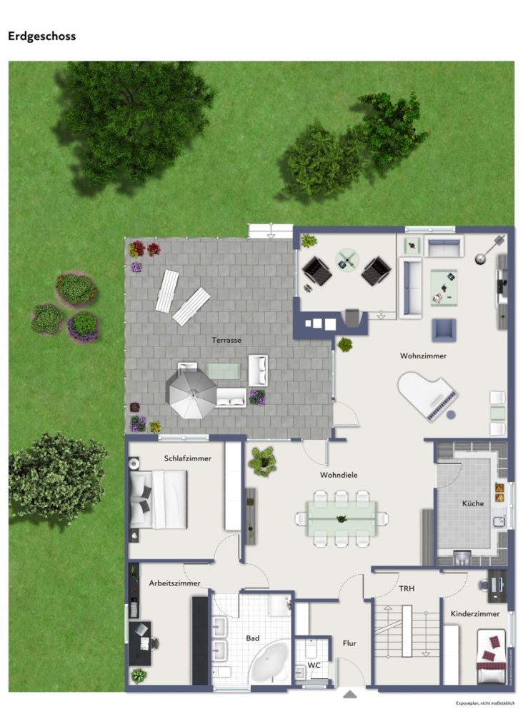 Charmantes Einfamilienhaus mit großem Garten
in ruhiger Lage von Babenhausen
- mit neuer Luftwärmepumpe -
