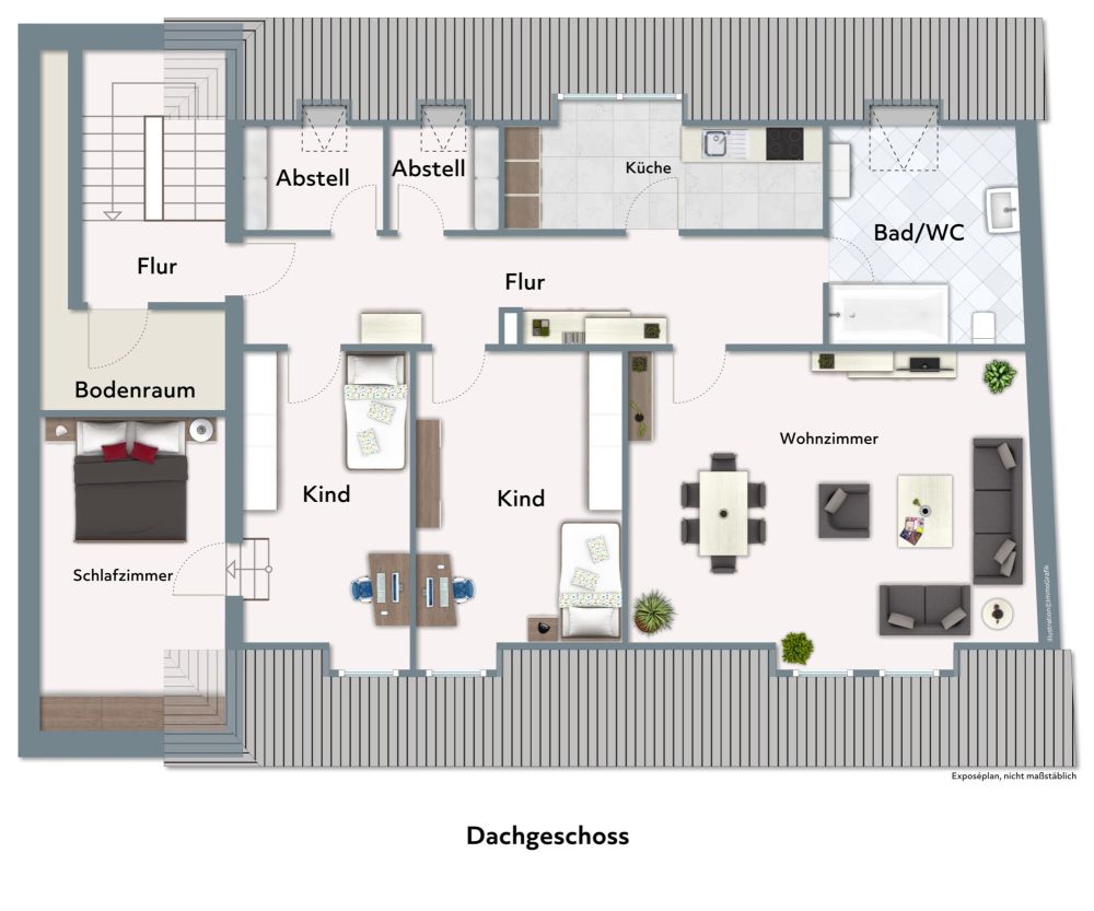 Wohnung Dachgeschoss