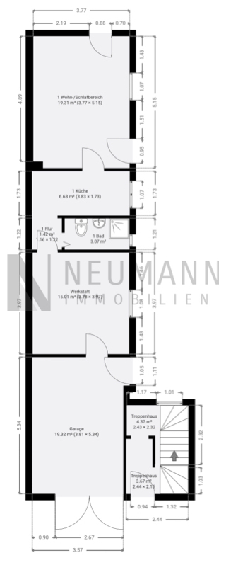Grundriss HH Erdgeschoss