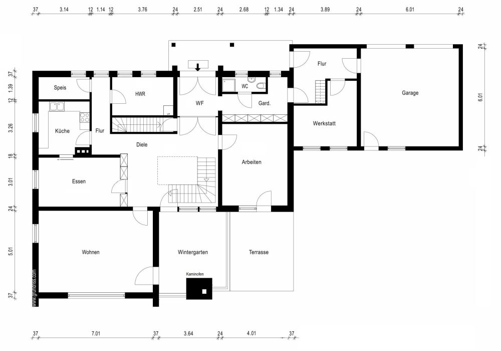 Grundriss Erdgeschoss