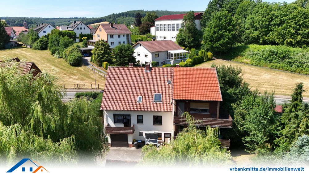 Rückseite des Hauses