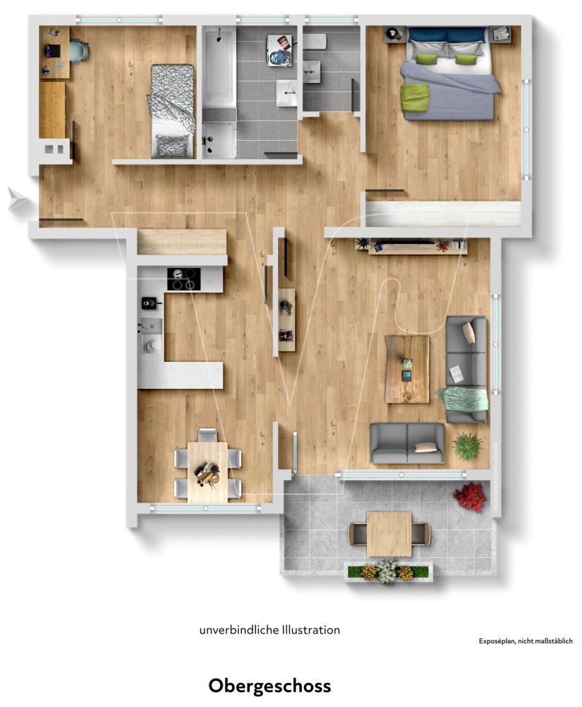 Helle Wohnung in sehr guter Lage (3)