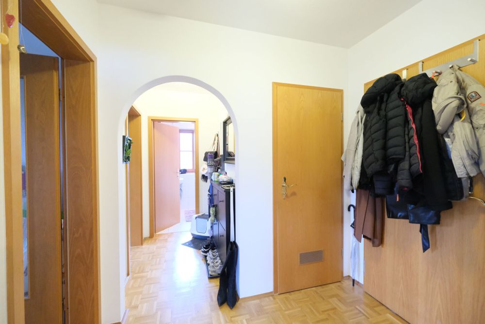 Der einladende Eingangsbereich