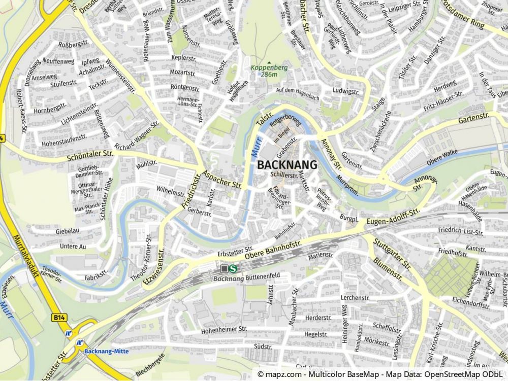 Wohnen im Zentrum von Backnang