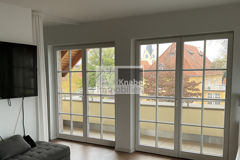 Blick auf den Balkon