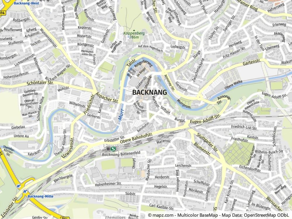 Geolyzer Kartenausschnitt