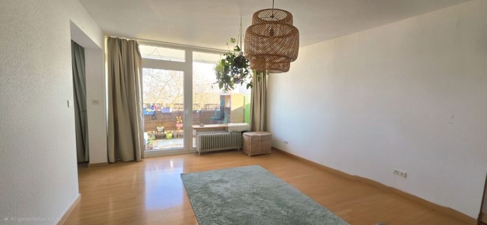 Wohn und Schlafzimmer