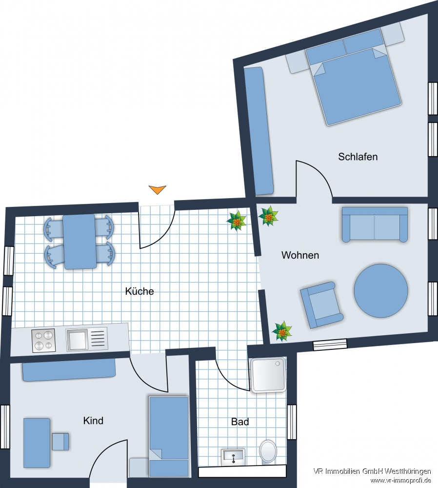 Komplett möblierte Wohnung zu vermieten! (3)