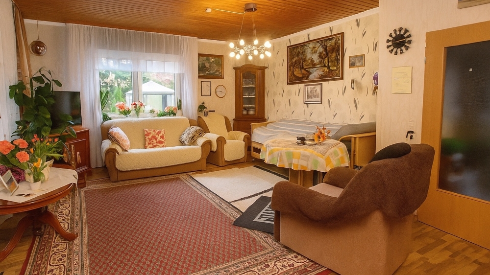 Ein-/Zweifamilienhaus mit großzü. Garten, Garage sowie abtrennbarem Bauplatz in Edewecht-Osterscheps