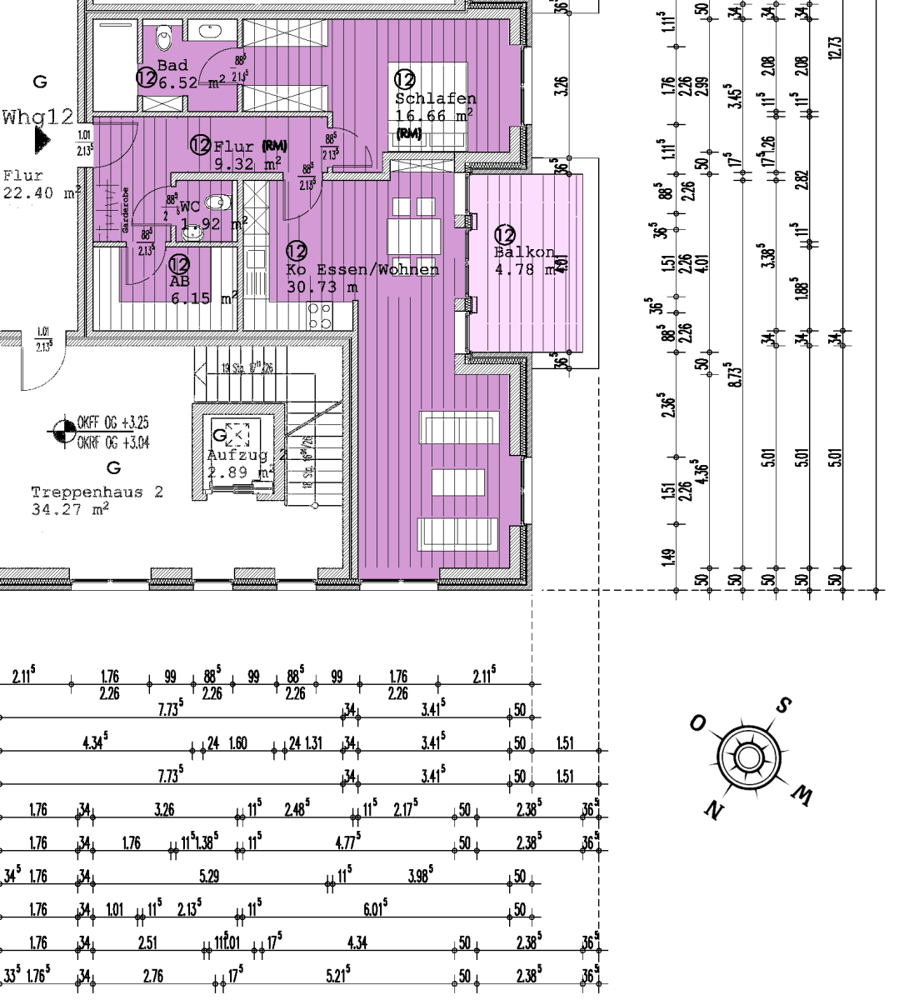 2-Zimmer-Neubauwohnung im 1. OG mit Balkon, Aufzug und TG-Stellplatz im Zentrum von Bad Zwischenahn