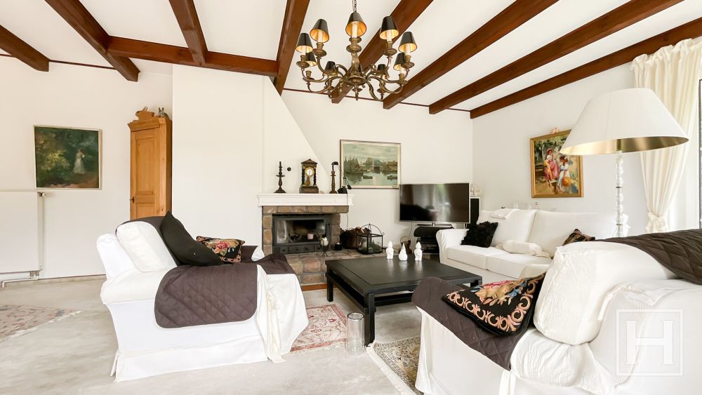 Gemütliches Wohnzimmer mit Kamin