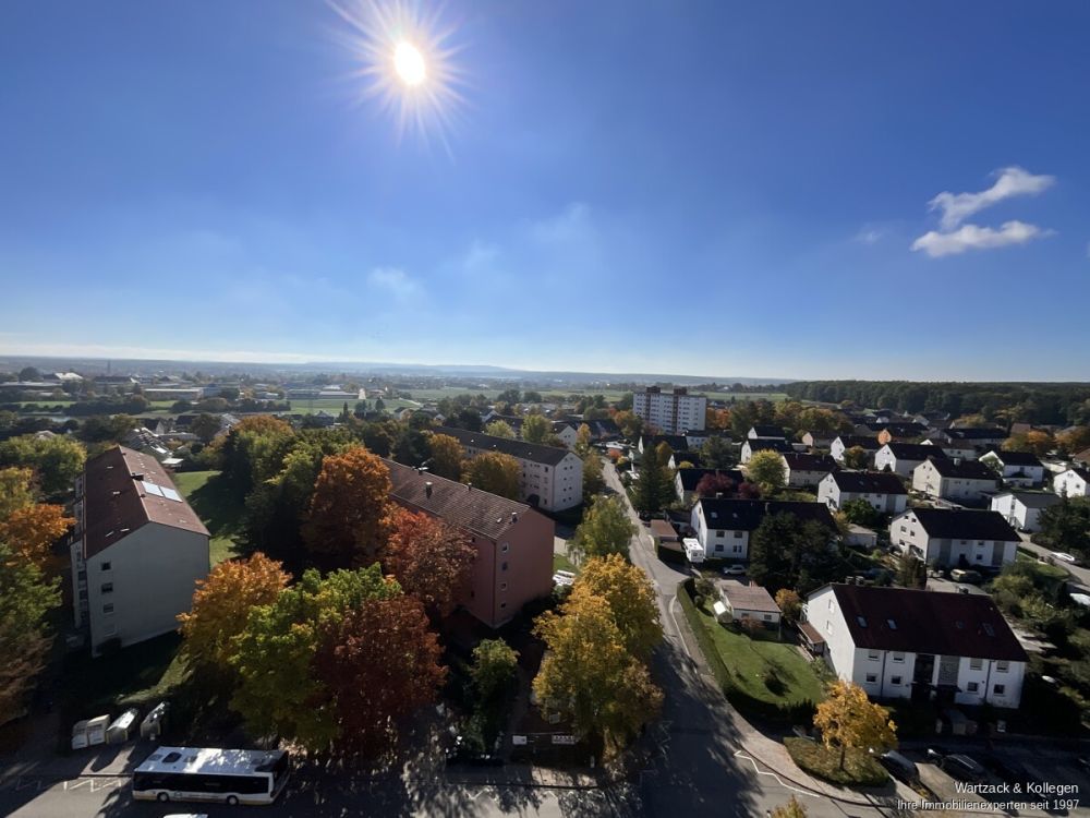 fantastische Aussicht auf Schwabach