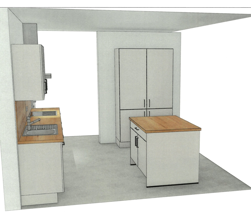 Muster: Einbauküche