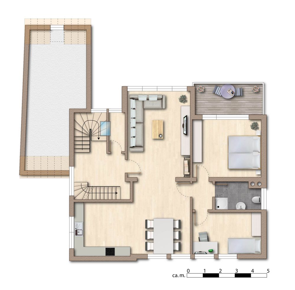 Grundriss Obergeschoss