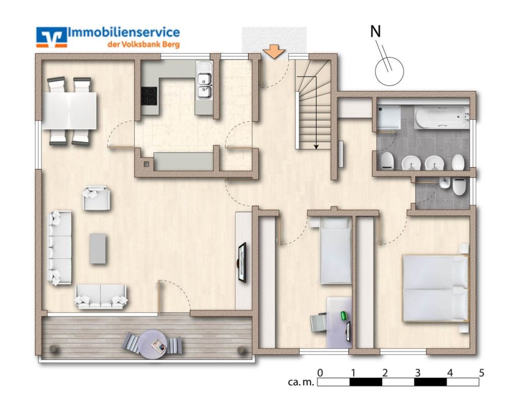 Solides Einfamilienhaus mit phantastischem Weitblick