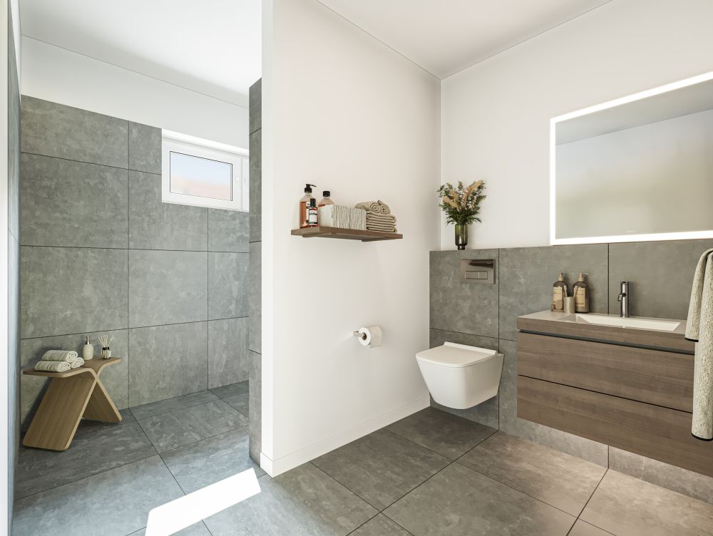 Visualisierung Badezimmer - Beispielwohnung