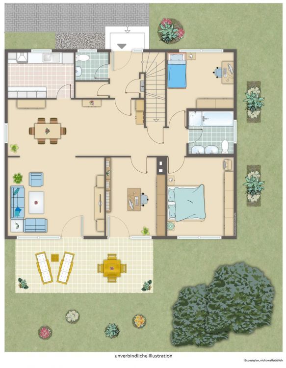 Einfamilienhaus mit ELW mit idyllischem Garten!