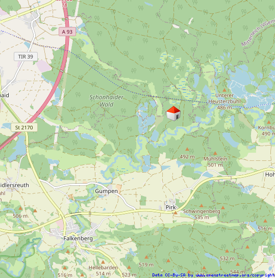 Große zusammenhängende Waldfläche nahe Falkenberg zu verkaufen