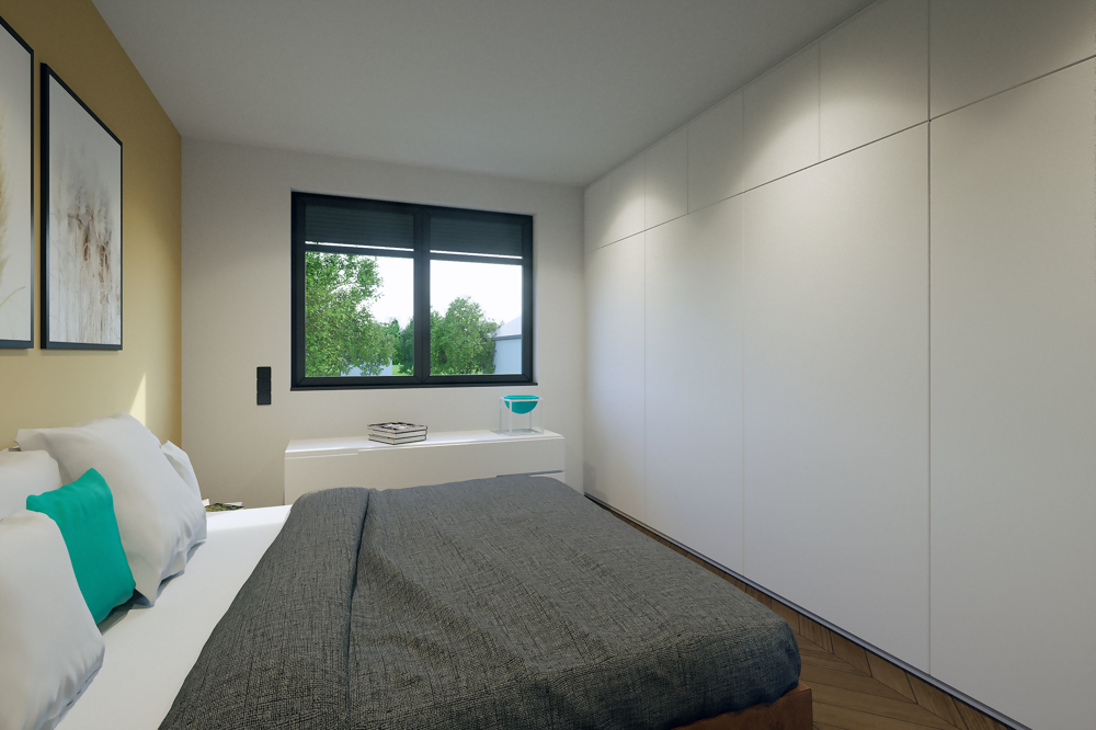 NEUBAU: CHARMANTE DOPPELHAUSHÄLFTE IN RUHIGER LAGE 
VON MÜNCHEN-ALLACH