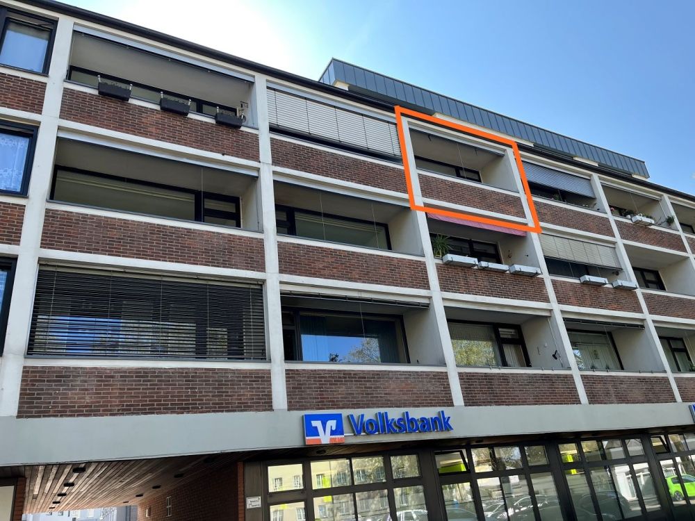 Dülken: 2-Zimmer Eigentumswohnung im 3. Obergeschoss mit Sonnenloggia ohne eigenen Stellplatz