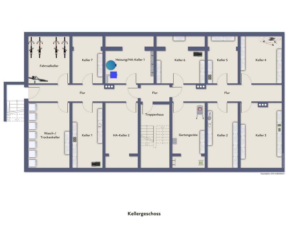 Grundriss - nicht maßstabsgerecht
