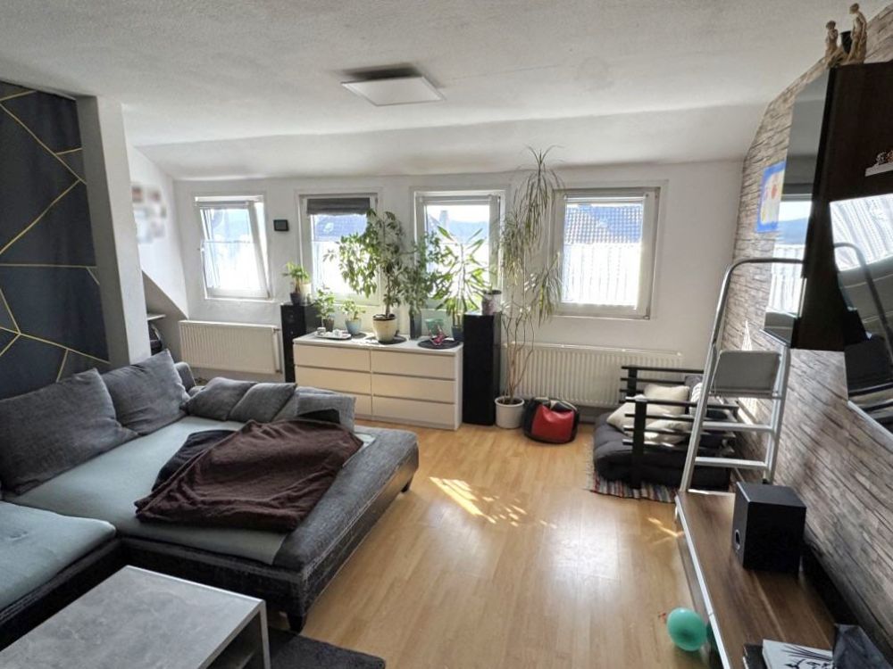 Wohnbereich im Dachgeschoss