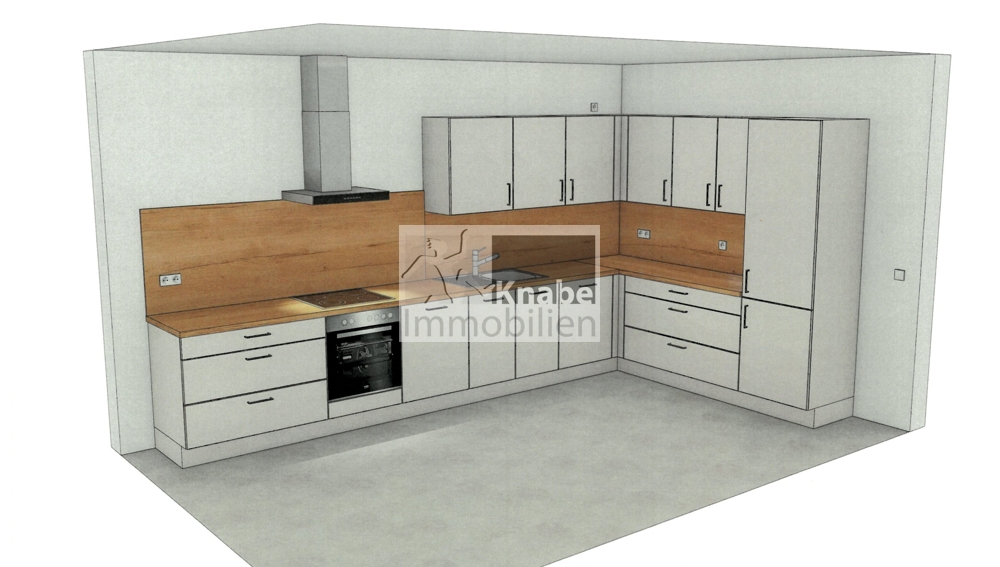 Einbauküche Darstellung