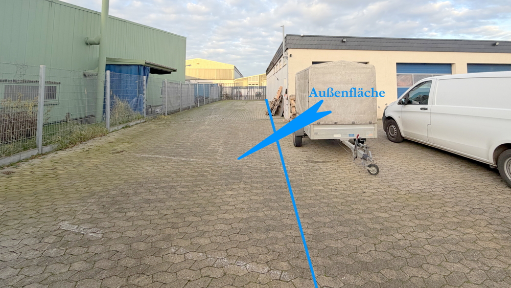 Individuell nutzbare Gewerbeeinheit mit Nebenräumen, Terrasse sowie großzügiger Außenfläche - Bremen (4)