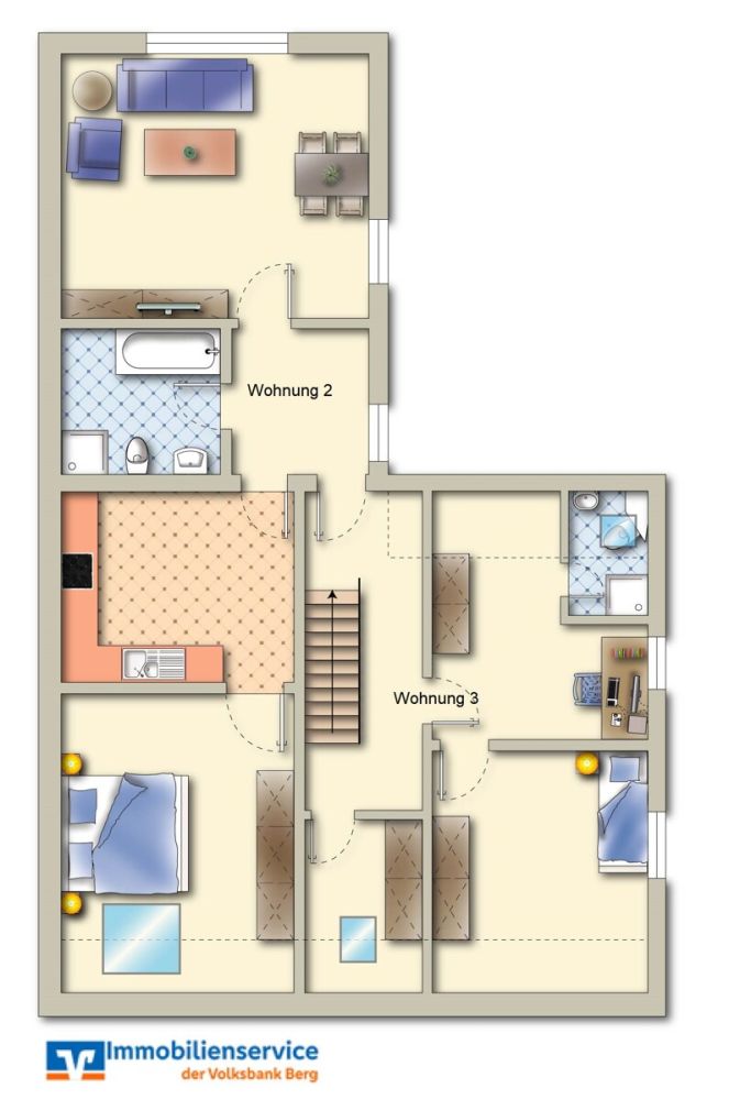 Wohn-/Geschäftshaus mit Erweiterungspotential in Bergisch Gladbach - Stadtmitte