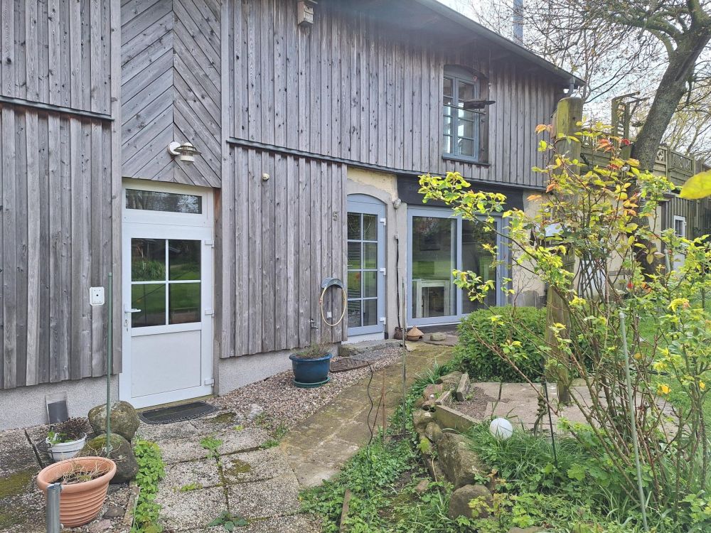 Blick auf die Ferienwohnung im EG