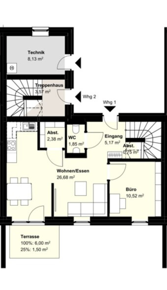 QNG-zertifizierte Reihenhäuser
mit jeweils 2 Wohneinheiten nahe der Ems!