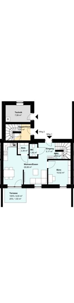 QNG-zertifizierte Reihenhäuser
mit jeweils 2 Wohneinheiten nahe der Ems!
