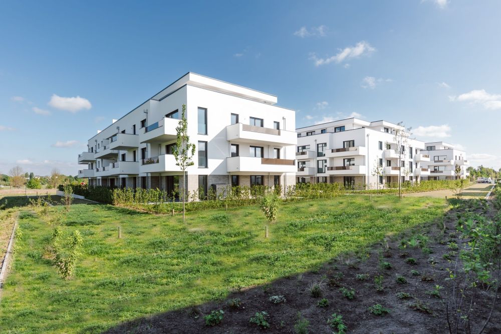 Leben im Grünen, die City genießen.