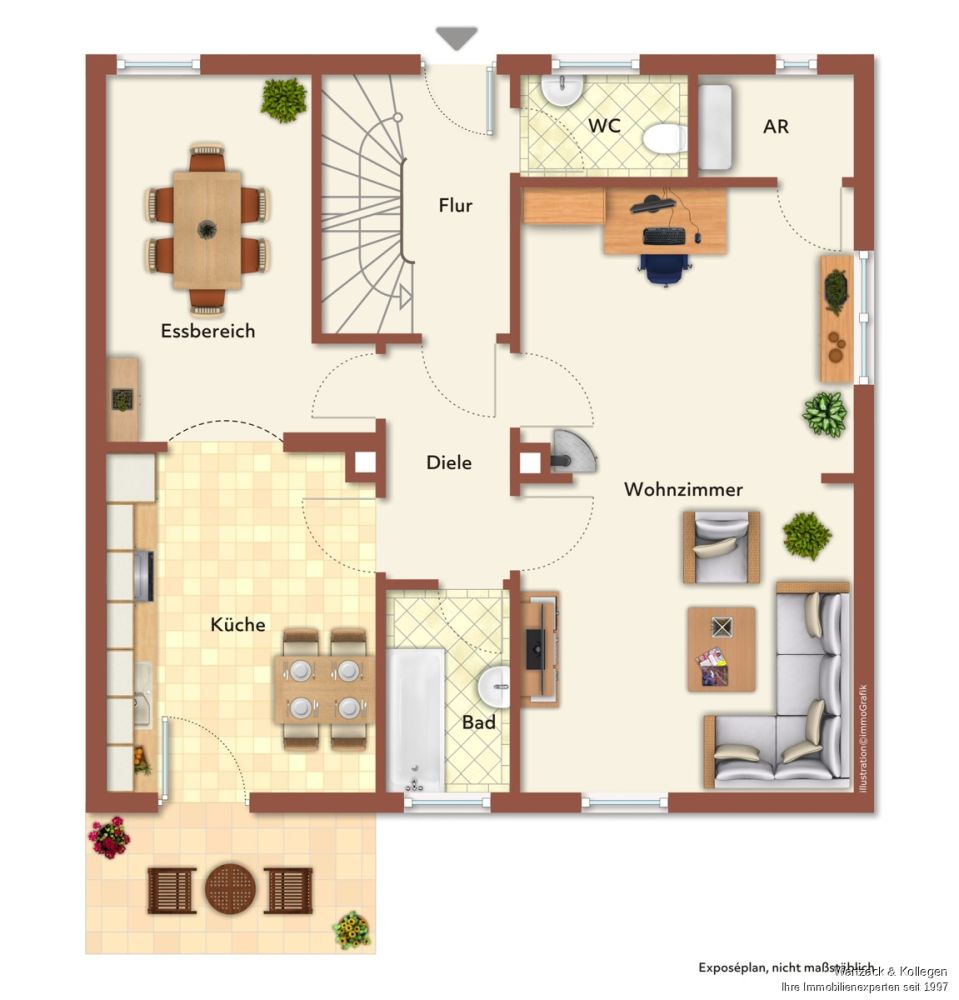 Interessante Kapitalanlage - Doppelhaus mit 2 Wohnungen und einer Doppelhaushälfte in Büchenbach