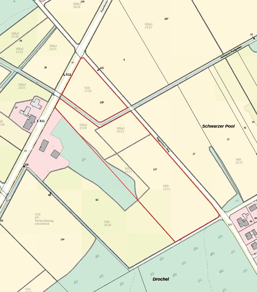 Lageplan Ackerfläche