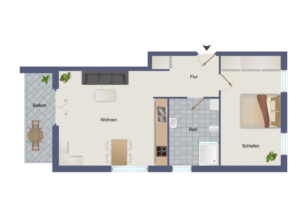 PREISREDUZIERUNG
Erstbezug. Hochwertige Materialien. Lichtdurchflutet.
