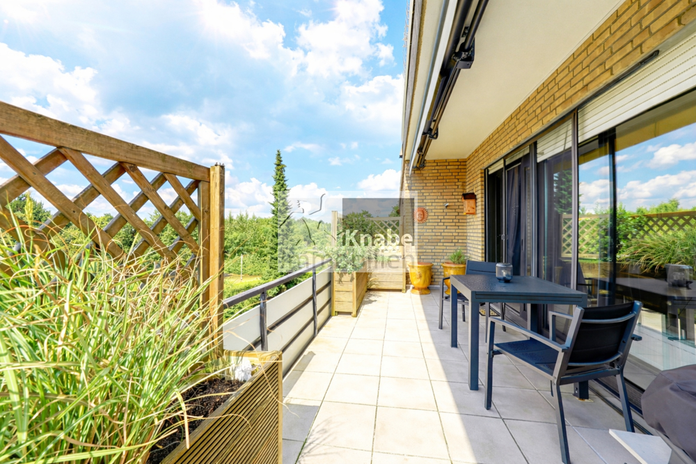 Sonnenbalkon mit Ausblick