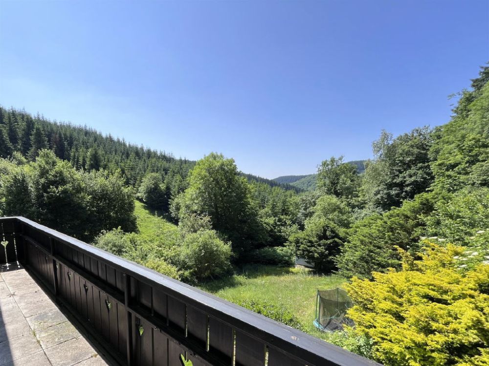 Herrlicher Naturblick vom Balkon
