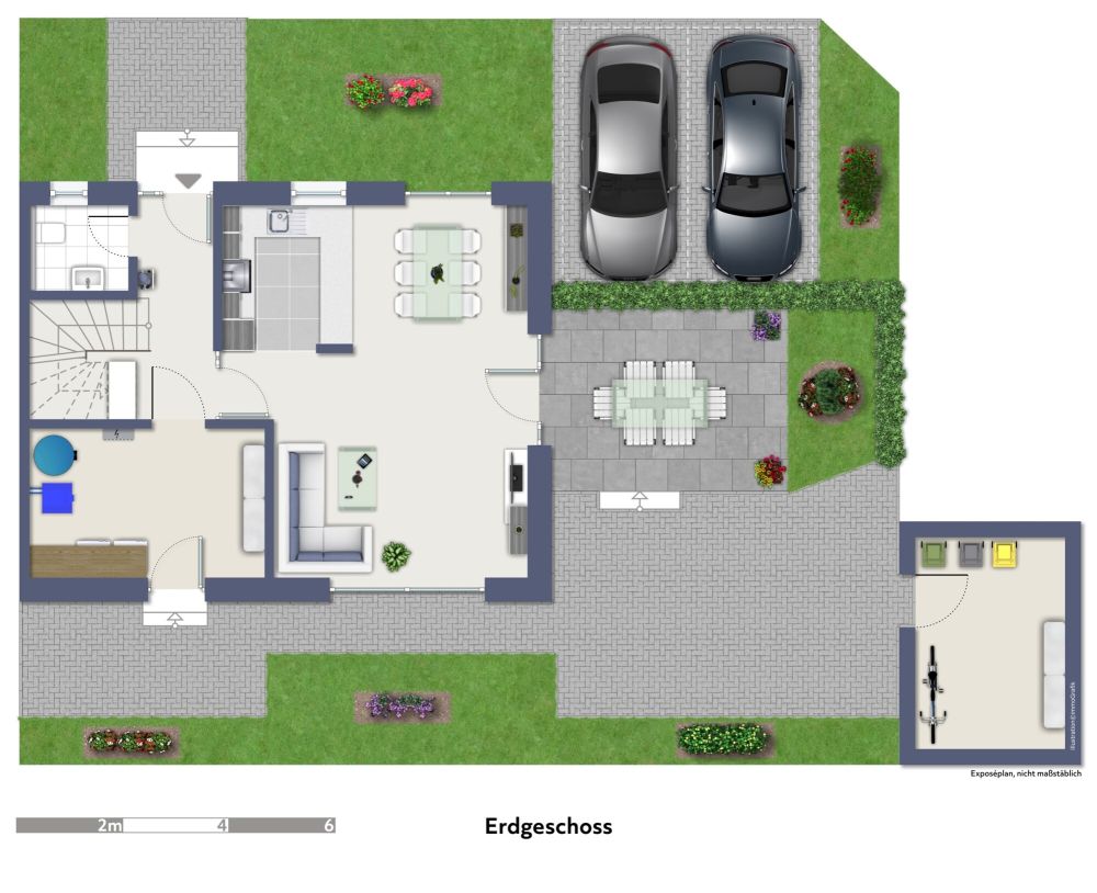 Investieren Sie in ein rundum stimmiges Gesamtkonzept! 
*Neubau-Doppelhaushälfte in Bevergern*
