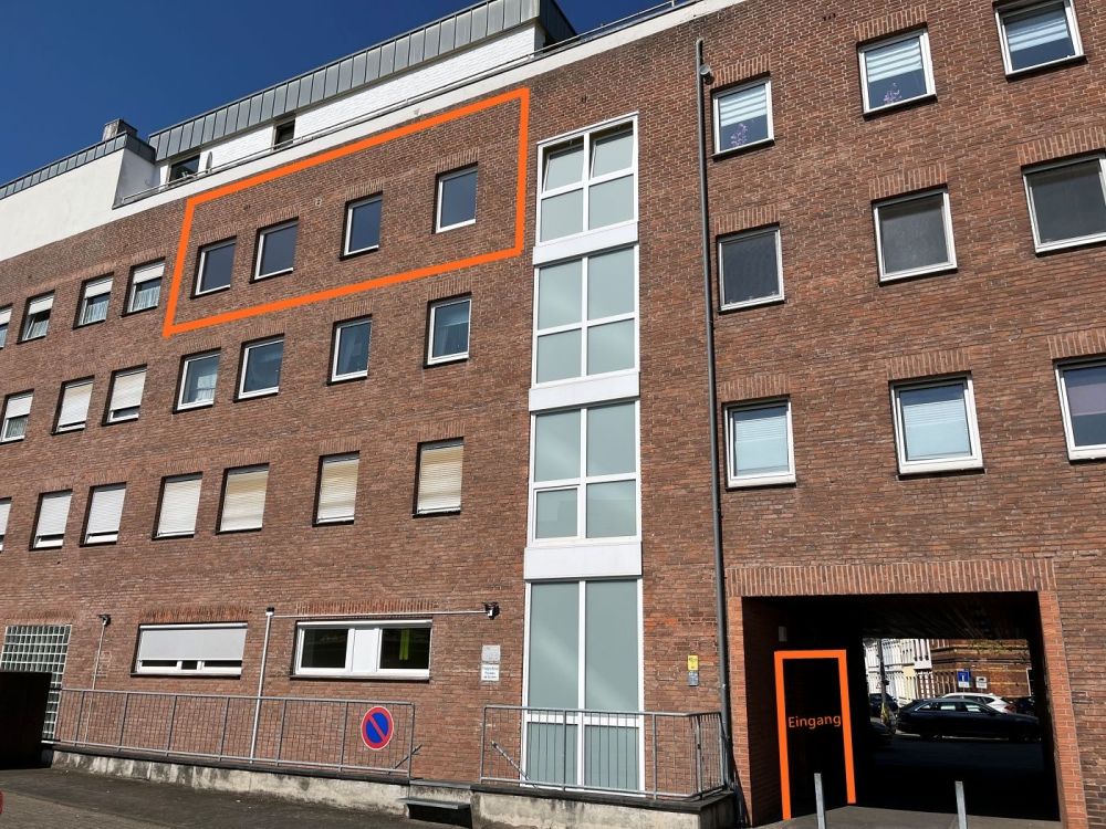 Dülken: 2-Zimmer Eigentumswohnung im 3. Obergeschoss mit Sonnenloggia ohne eigenen Stellplatz