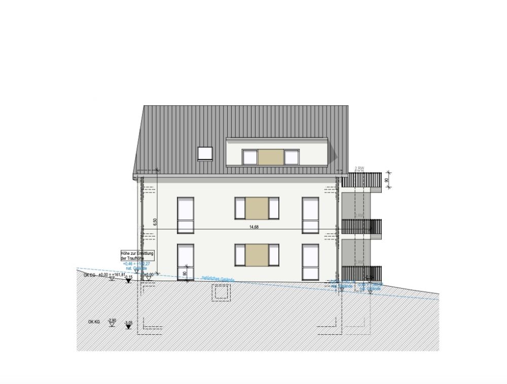 Neubau - 5 Familienhaus mit Baugenehmigung
