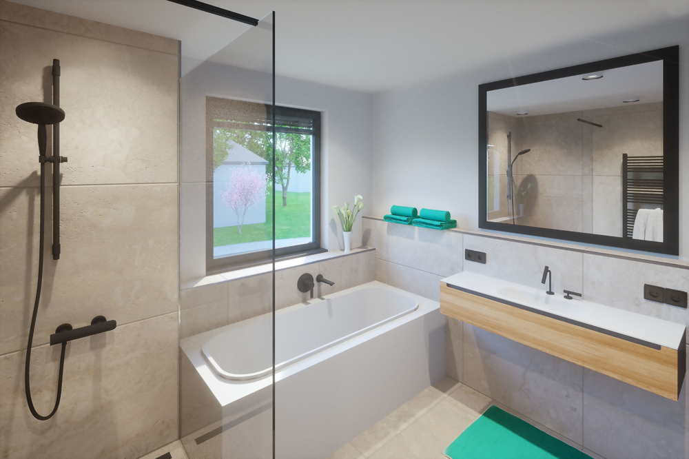 NEUBAU: CHARMANTES WALMDACH-EINFAMILIENHAUS IN RUHIGER LAGE VON MÜNCHEN-ALLACH