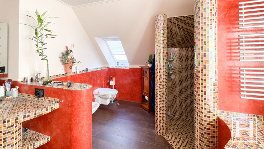 Besonderes Highlight - Badezimmer im Obergeschoss